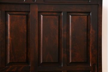 中古　神居民芸　樺材　木目が味わい深い下駄箱(収納棚、戸棚)