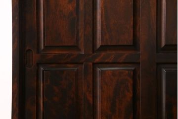 中古　神居民芸　樺材　木目が味わい深い下駄箱(収納棚、戸棚)