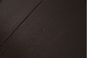 アンティーク家具　イギリスアンティーク　上品なデザインの脚が魅力的なキャスター付きバタフライテーブル(エクステンションテーブル、リーフテーブル)
