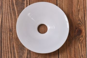 昭和レトロ　ノスタルジックな雰囲気漂う平笠シェードのペンダントライト(電笠、吊り下げ照明、天井照明)(2)