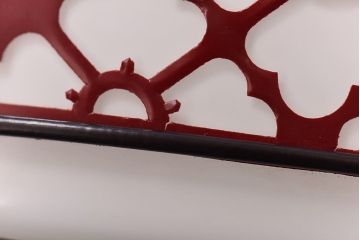 花菱模様の装飾から和の雰囲気漂うシェード(電笠、天井照明)