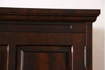 中古　神居民芸　洋室にも馴染みの良い衣装盆付き和タンス(引き出し、箪笥、着物箪笥)