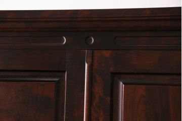 中古　神居民芸　洋室にも馴染みの良い衣装盆付き和タンス(引き出し、箪笥、着物箪笥)