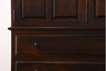 中古　神居民芸　洋室にも馴染みの良い衣装盆付き和タンス(引き出し、箪笥、着物箪笥)