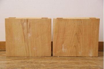 中古　希少品!屋久杉無垢材　一枚板を使った贅沢なローテーブル(座卓)