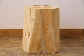 中古　希少品!屋久杉無垢材　一枚板を使った贅沢なローテーブル(座卓)
