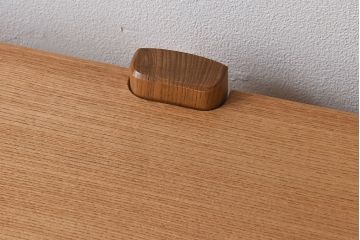 中古　カリモク　HN(ホワイトアッシュ)　無垢材　木の優しい色合いが魅力のオープンラック(飾り棚、ウッドシェルフ)