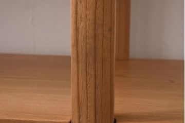 中古　カリモク　HN(ホワイトアッシュ)　無垢材　木の優しい色合いが魅力のオープンラック(飾り棚、ウッドシェルフ)