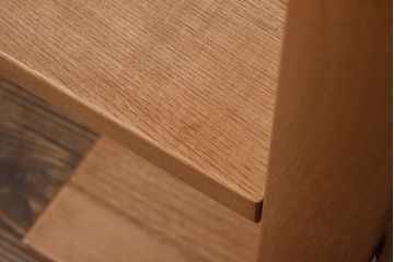 中古　カリモク　HN(ホワイトアッシュ)　無垢材　木の優しい色合いが魅力のオープンラック(飾り棚、ウッドシェルフ)