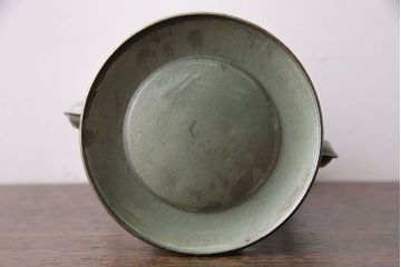 アンティーク雑貨　昭和レトロ　日本製　インダストリアルなオイルランプ(照明、ディスプレイ)