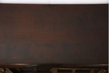 中古　北海道民芸家具　HM135　扉の面取りデザインが美しいサイドボード(定価約38万円)(1)