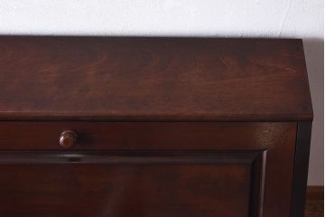 中古　松本民芸家具　ボールフット　#60型ライティングビューロー(簿記机、在宅ワーク、在宅用デスク)