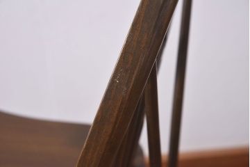 ヴィンテージ家具　【T様ご決済分】イギリスビンテージ　シックな雰囲気のホイールバックチェア(ウィンザーチェア、ダイニングチェア、ウインザーチェア)(2)