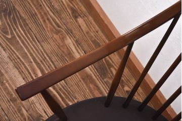 ヴィンテージ家具　【T様ご決済分】ERCOL(アーコール)　イギリスビンテージ　スモーカーズチェア(カウホーンチェア、ダイニングチェア)