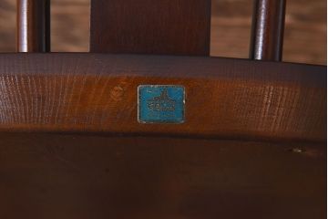 ヴィンテージ家具　【T様ご決済分】ERCOL(アーコール)　イギリスビンテージ　スモーカーズチェア(カウホーンチェア、ダイニングチェア)
