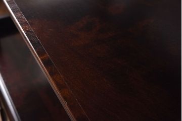 中古　北海道民芸家具　シックな雰囲気漂うHM156四方棚(飾り棚)(定価約30万円)(1)