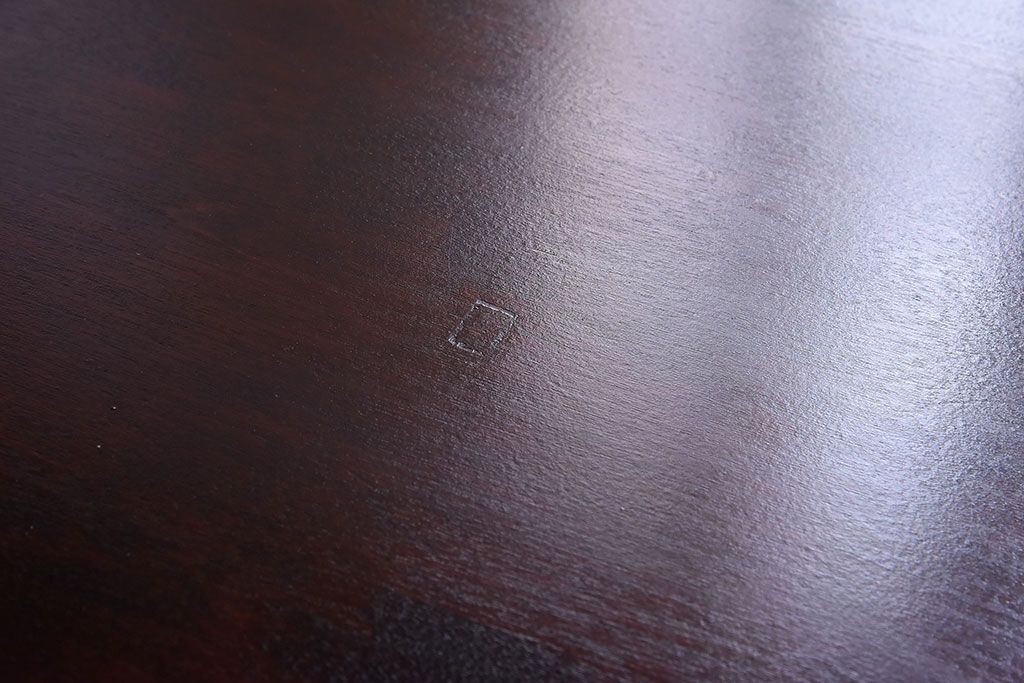 中古　北海道民芸家具　シックな雰囲気漂うHM156四方棚(飾り棚)(定価約30万円)(1)