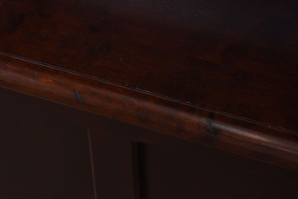 中古　北海道民芸家具　シックな雰囲気漂うHM156四方棚(飾り棚)(定価約30万円)(1)