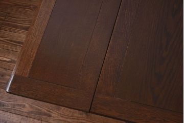 ヴィンテージ家具　イギリスビンテージ　重厚でシックなドローリーフテーブル(エクステンションテーブル、ダイニングテーブル)