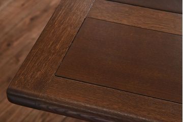 ヴィンテージ家具　イギリスビンテージ　重厚でシックなドローリーフテーブル(エクステンションテーブル、ダイニングテーブル)