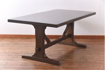 【K様ご成約済み】中古　柏木工(KASHIWA)　WILDERNESS(ウィルダネス)　ナラ材　KT14H　ダイニングテーブル(定価約23万8千円)