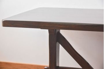 【K様ご成約済み】中古　柏木工(KASHIWA)　WILDERNESS(ウィルダネス)　ナラ材　KT14H　ダイニングテーブル(定価約23万8千円)