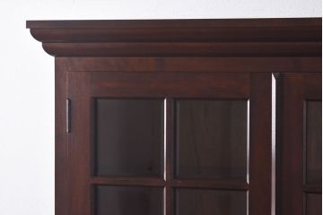 中古　美品　松本民芸家具　シックなA型食器棚(収納棚、戸棚)(定価47万円)(2)