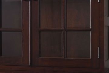 中古　美品　松本民芸家具　シックなA型食器棚(収納棚、戸棚)(定価47万円)(2)