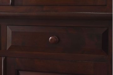 中古　美品　松本民芸家具　シックなA型食器棚(収納棚、戸棚)(定価47万円)(2)