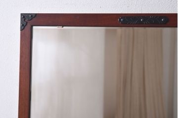 中古 伝統民芸家具 岩谷堂箪笥　スツール付きドレッサー(鏡台、ドレッシングチェスト)