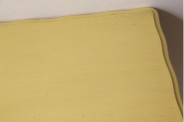 ペイント家具　ツイストレッグがおしゃれなイギリスビンテージのサイドテーブル(カフェテーブル、花台)(1)