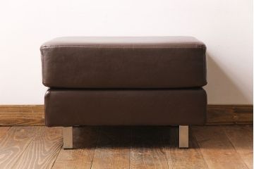 中古　日本フクラ(HUKLA)　N860　シンプルモダンなスツール(オットマンチェア、椅子)(1)