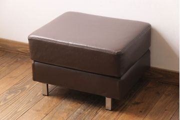 中古　日本フクラ(HUKLA)　N860　シンプルモダンなスツール(オットマン、チ  ェア、椅子)(2)