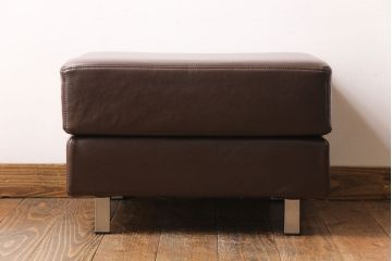 中古　日本フクラ(HUKLA)　N860　シンプルモダンなスツール(オットマン、チ  ェア、椅子)(2)