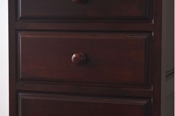 中古美品　松本民芸家具　滑らかな木肌が魅力的なA型・チェスト(小物整理タンス、引き出し)(定価約21万円)