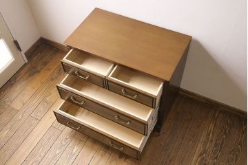 中古　展示美品　maruni(マルニ)　地中海ロイヤルシリーズ　ローボード80(チェスト、洋タンス)(定価約20万円)(3)