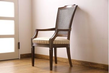 展示美品　maruni(マルニ)　地中海ロイヤル 　シャルル　アームチェア(ダイニングチェア、椅子)(定価約13万円)(1)