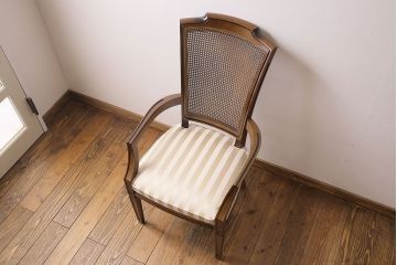 展示美品　maruni(マルニ)　地中海ロイヤル 　シャルル　アームチェア(ダイニングチェア、椅子)(定価約13万円)(1)