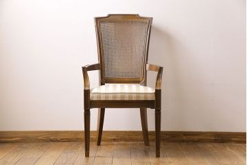 展示美品　maruni(マルニ)　地中海ロイヤル 　シャルル　アームチェア(ダイニングチェア、椅子)(定価約13万円)(1)