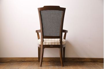 展示美品　maruni(マルニ)　地中海ロイヤル 　シャルル　アームチェア(ダイニングチェア、椅子)(定価約13万円)(2)