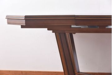 中古　展示美品　maruni(マルニ)　地中海ロイヤルシリーズ　 パーティテーブル(エクステンションテーブル、カフェテーブル)(定価約35万円)