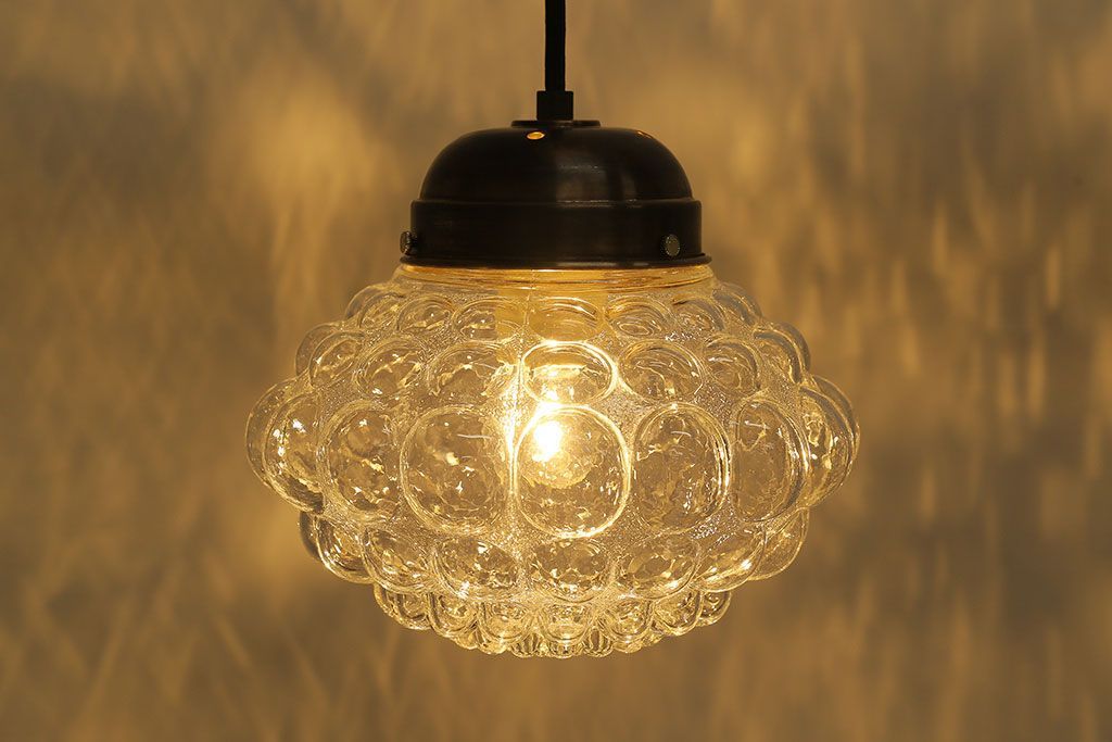 ビンテージ　ユニークなデザインが魅力的なペンダントライト(天井照明、吊り下げ照明)