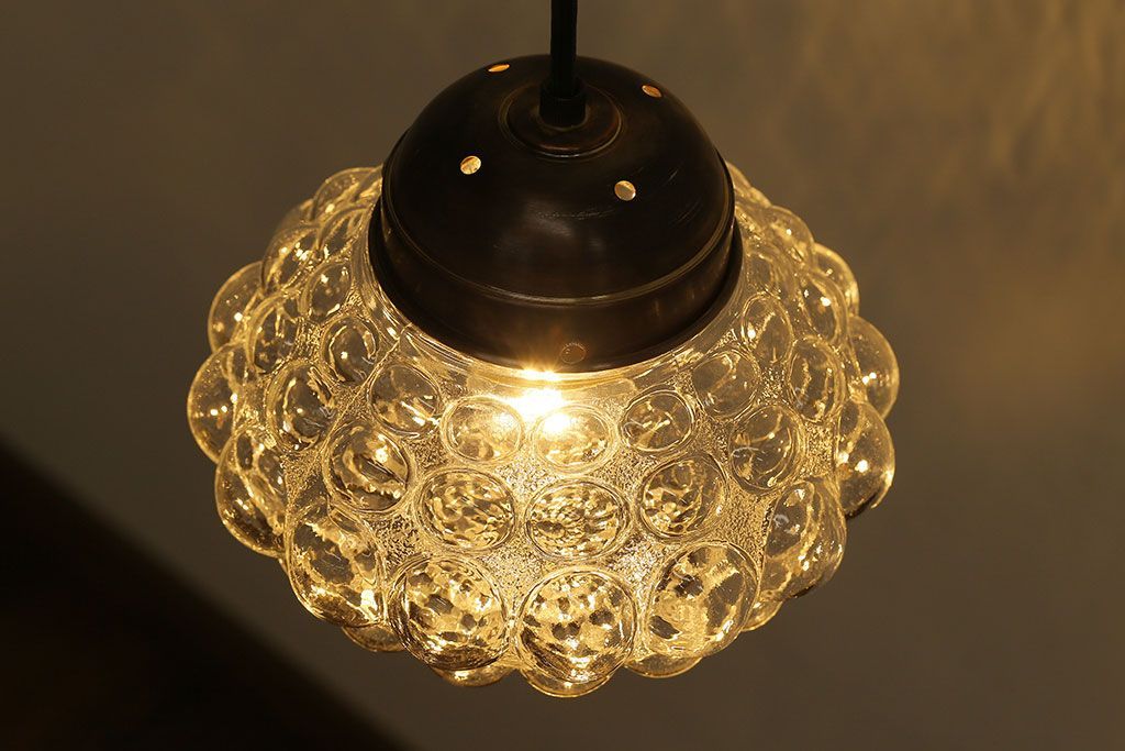 ビンテージ　ユニークなデザインが魅力的なペンダントライト(天井照明、吊り下げ照明)