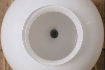 和製アンティーク　球体のシルエットが魅力の切子シェード(天井照明)