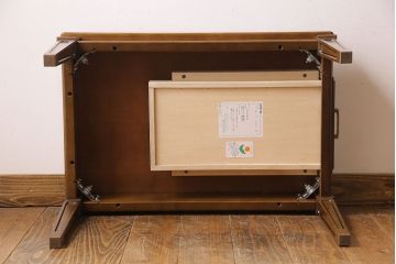 中古美品　maruni(マルニ)　地中海ロイヤルシリーズ　エンドテーブル(サイドテーブル、コーヒーテーブル)(定価約11万円)