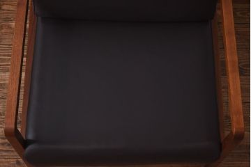 中古　日本フクラ(HUKLA)　ARIA(アリア)　1Pソファ(アームソファ、チェア)(定価約18万円)