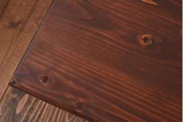 ラフジュ工房オリジナル　ヒノキ材　昇降式リビングテーブル(リフティングテーブル、サイドテーブル、センターテーブル、作業台)(1)