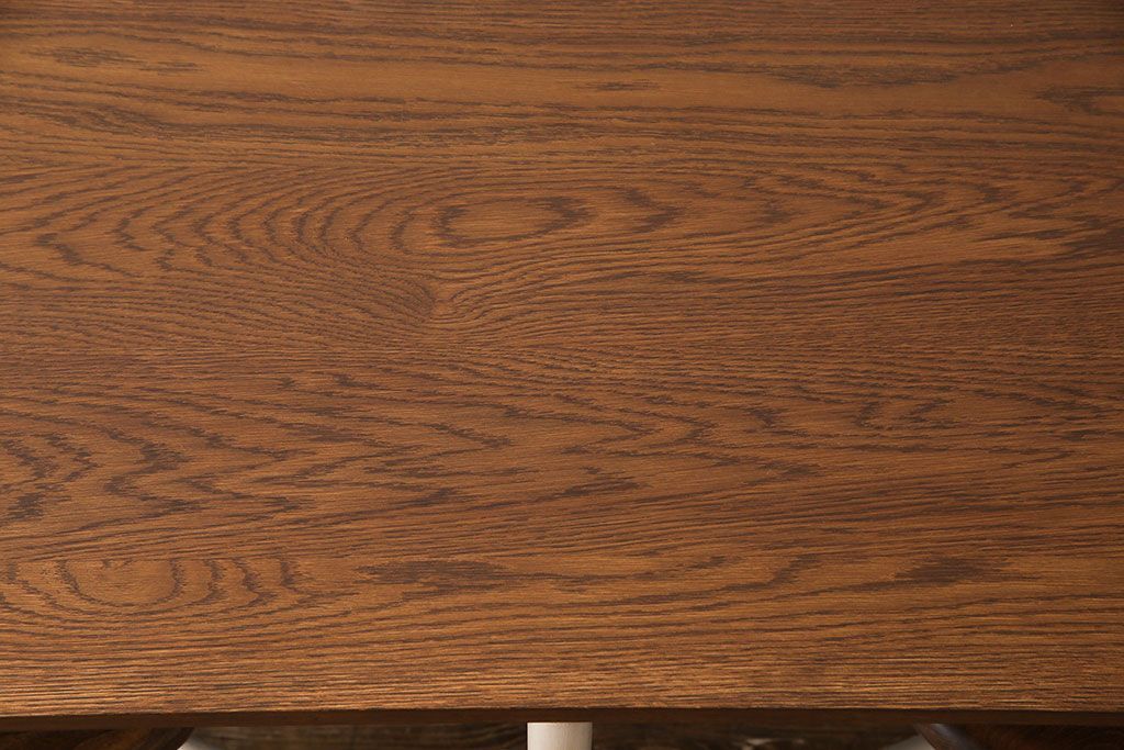 ラフジュ工房オリジナル 8脚格納スツール付きテーブル(ペイント作業台、机)