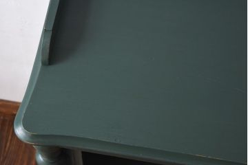 アンティーク家具 イギリスアンティーク 優雅なデザインが魅力のペイントキャビネット(本棚、飾り台)