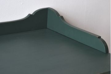 アンティーク家具 イギリスアンティーク 優雅なデザインが魅力のペイントキャビネット(本棚、飾り台)